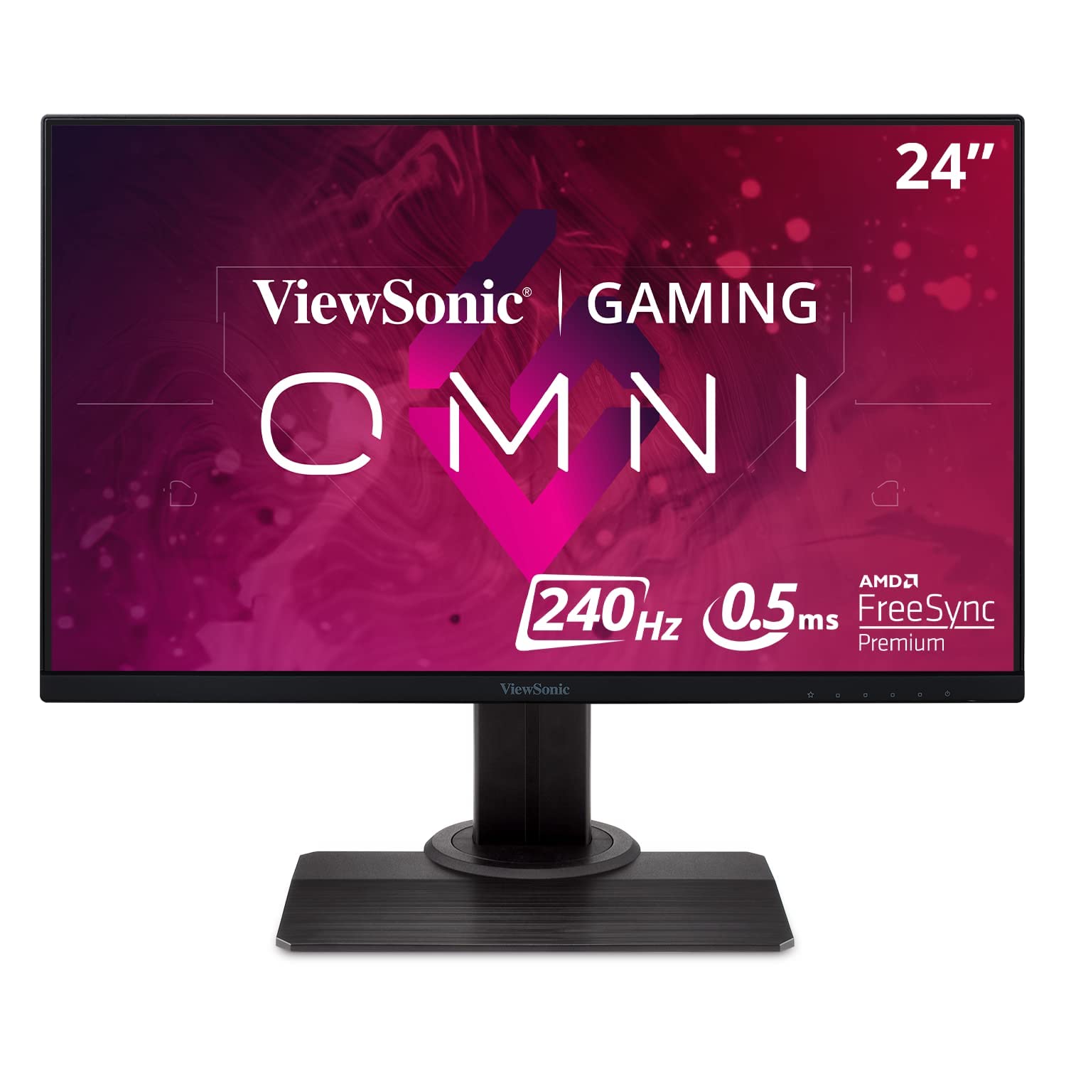 Viewsonic OMNI XG2431 24 Inch 1080p 0.5ms 240Hz Gaming Monitor with AMD FreeSync Premium, Advanced Ergonomics, Eye Care, HDMI and DisplayPort for Esports