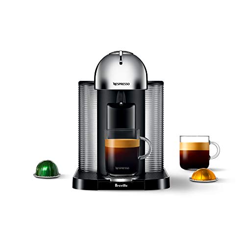 Nespresso Vertuo Coffee and Espresso Machine by ,5 Cups, Chrome