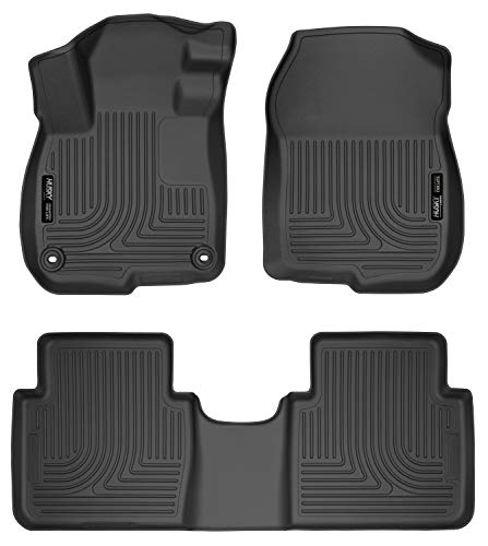 Husky Liners Weatherbeater Series | Front & 2nd Seat Floor Liners - Black | 99401 | Fits 2017-2022 Honda CR-V & CR-V Hybrid 3 Pcs