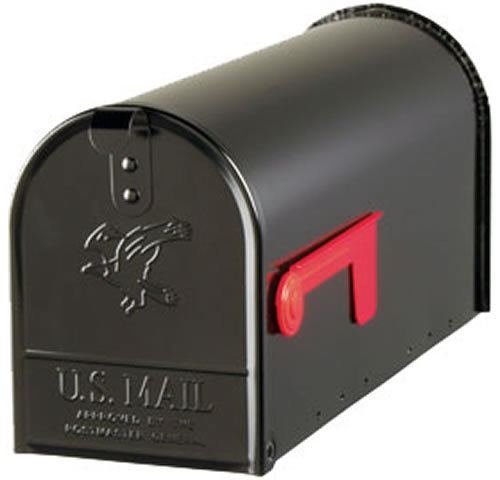 MailboxGibraltar Home Improvements, Mailboxes, Gibraltar Black Heavy Duty Mailbox Standard Size T1