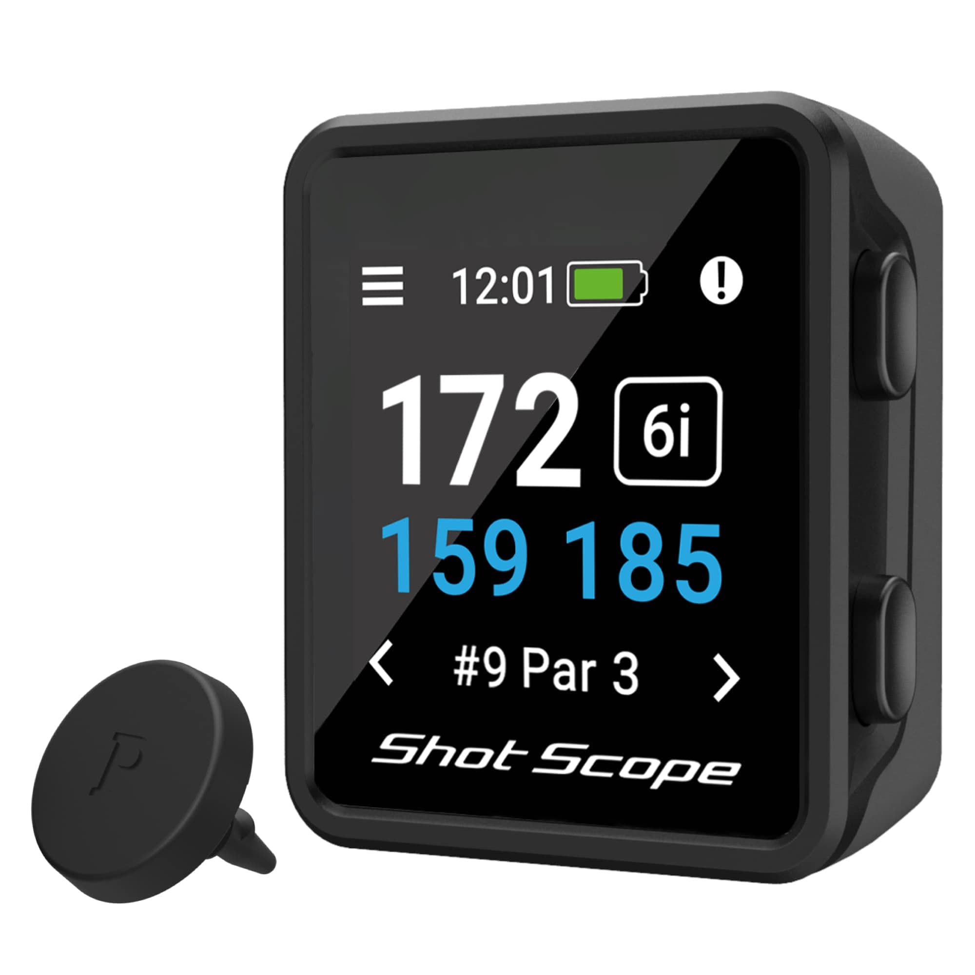 Shot Scope Technologies Shot Scope H4 GPS Handheld with Shot Tracking - F/M/B Green and Hazard Distances - 36,000+ pre-Loaded Courses - 100+ Statistics Including Strokes Gained - No subscriptions