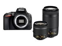 Nikon D5600 DX-format Digital SLR w/ AF-P DX NIKKOR 18-55mm f/3.5-5.6G VR & AF-P DX NIKKOR 70-300mm f/4.5-6.3G ED
