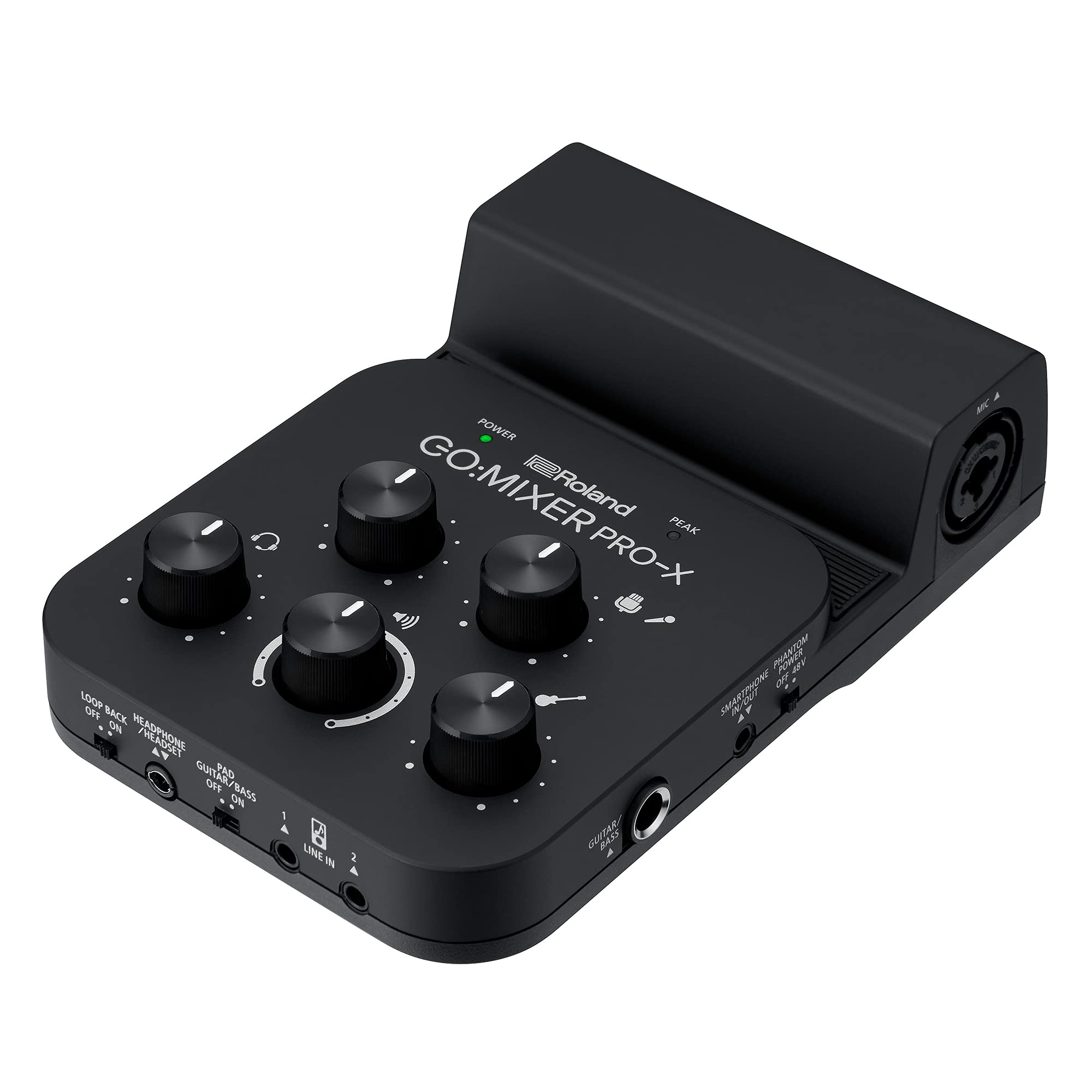 Roland  GO:MIXER PRO-X Audio Mixer for Smartphones | Connect and Mix up to 7 Audio Sources | Add Studio Quality Audio to your Social Content and Livestreams
