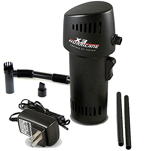  Canless Air System Canless Air X3 Hurricane Computer Duster - Only Cordless Compressed Air Duster Electric Blower Made in USA. Most Powerful 260mph, Lifetime Warranty, Complete System with All Attachments...