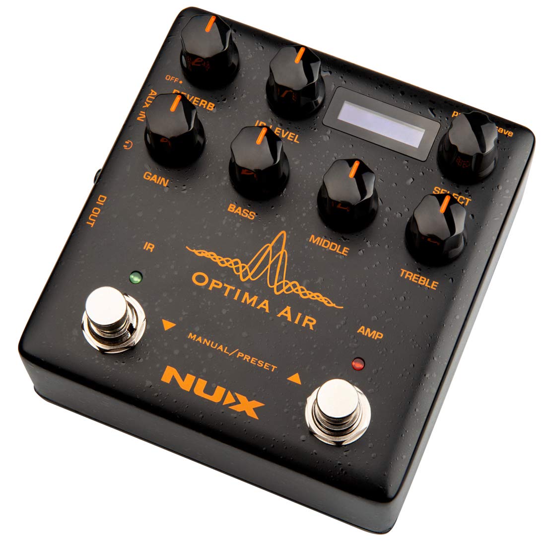 NUX Optima Air Dual-Switch Acoustic Guitar Simulator with a Preamp,IR Loader, Capturing Mode