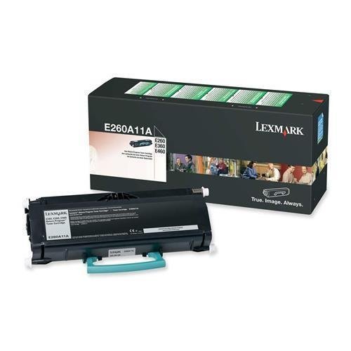 Lexmark E260A11A E260 E360 E460 E462 Toner Cartridge (Black) in Retail Packaging