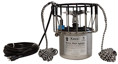 Kasco Deicer ½ HP Lake & Pond De-icer 120V (25Ft Power Cord) Water Deicer for Ponds, Lakes & Dock Bubbler