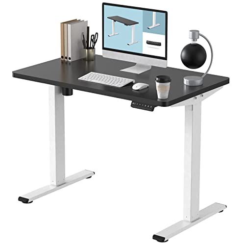 FLEXISPOT EN1 Electric Stand Up Desk Workstation with Desktop Whole-Piece Desk Ergonomic Memory Controller Standing Desk Height Adjustable