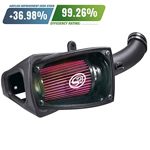 S&B 75-5104 Cold Air Intake For 2011-2016 Ford Powerstroke 6.7L (Oiled Cleanable, 8-ply Cotton Filter)