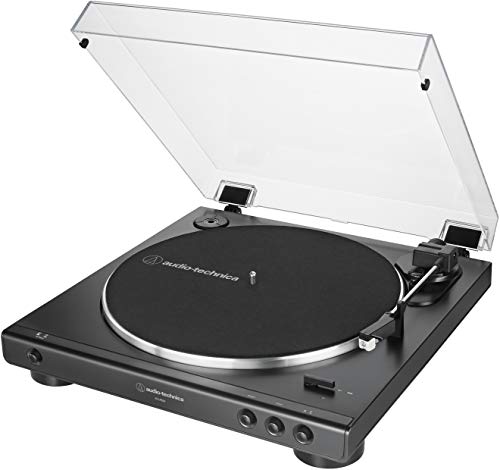 audio-technica AT-LP60X-BK Fully Automatic Belt-Drive S...