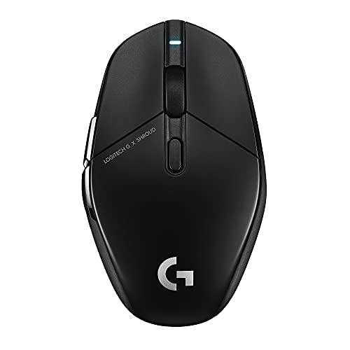 Logitech G G303 Shroud Edition Wireless Gaming Mouse - Lightspeed Wireless - Hero 25K - 25,600 DPI - 75 Grams - 5-Buttons - PC - Black