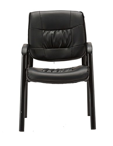 BTExpert Premium Leather Office Executive Waiting Room Guest/Reception Side Conference Chair