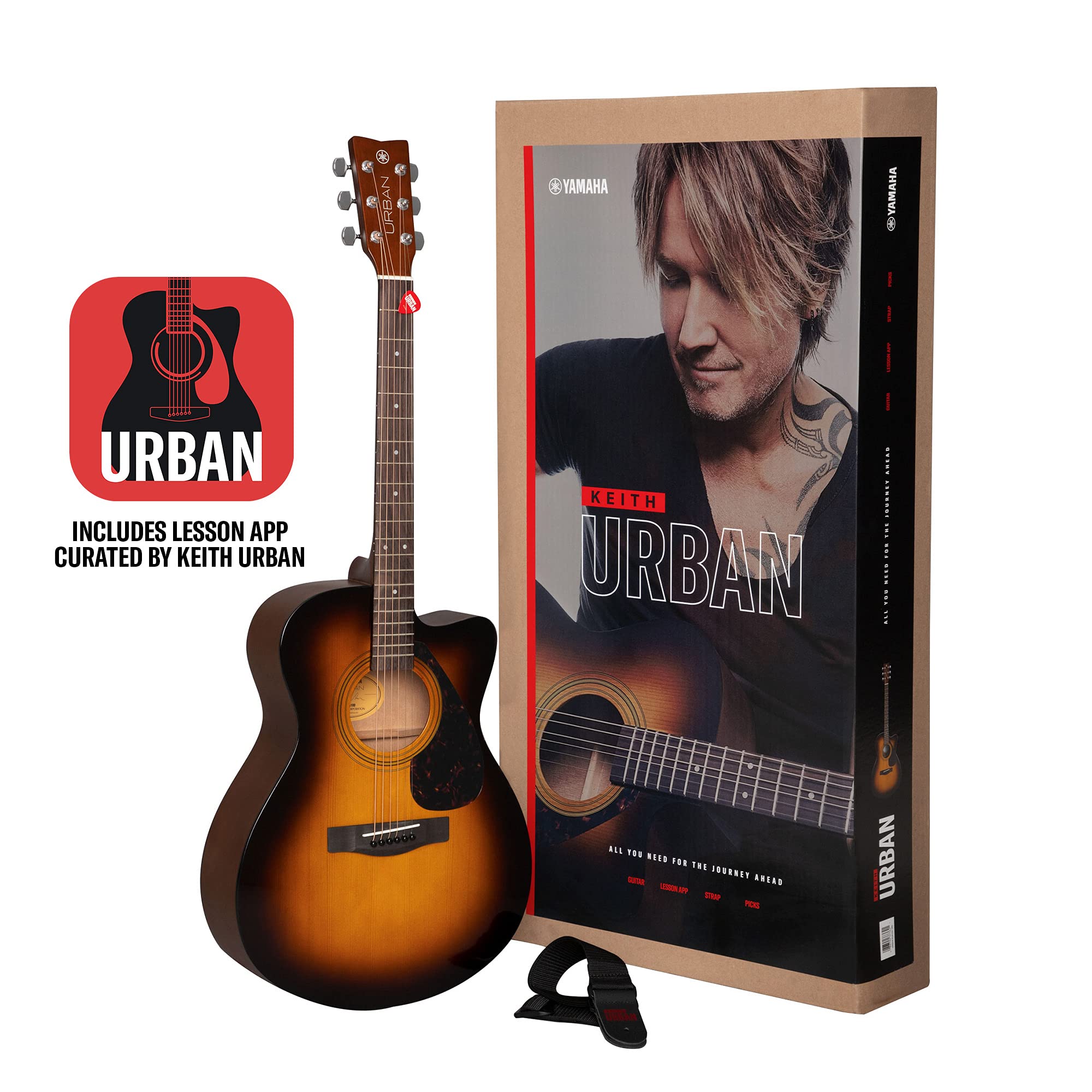 YAMAHA URBAN Guitar by  – Learn Guitar with Keith Urban - Guitar, App & Essential Accessories