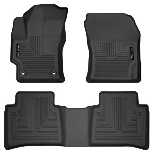 Husky Liners 95751 Fits 2020 Toyota Corolla Weatherbeater Front & 2nd Seat Floor Mats , Black