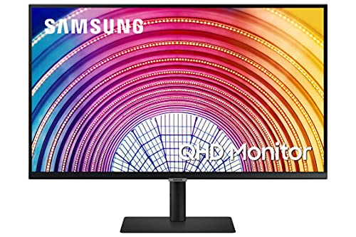 Samsung S60A Series 27-Inch WQHD (2560x1440) Computer Monitor, 75Hz, IPS Panel, HDMI, HDR10 (1 Billion Colors), Height Adjustable Stand, TUV-Certified Intelligent Eye Care (LS27A600NWNXGO)