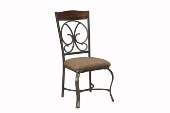 Ashley Furniture Glambrey Brown Dining UPH Side Chair (Set of 4)