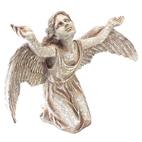 Design Toscano Angel Figurines - in God's Grace Guardian Angel Statue - Garden Angel Figure