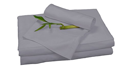 BedVoyage 100% Bamboo Rayon Sheet Sets The Eco Resort Linen Collection is Spa and Resort Luxury in Your Own Bedroom (King, Platinum)
