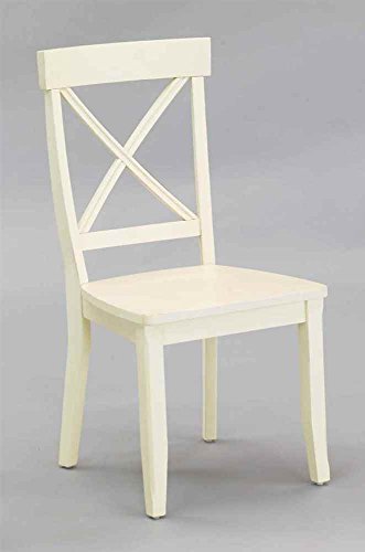 Home Styles 5177-802 Classic White Pair of Dining Chairs 18