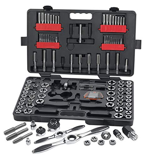 Gearwrench 114 Pc. Ratcheting Tap and Die Set, SAE/Metric - 82812