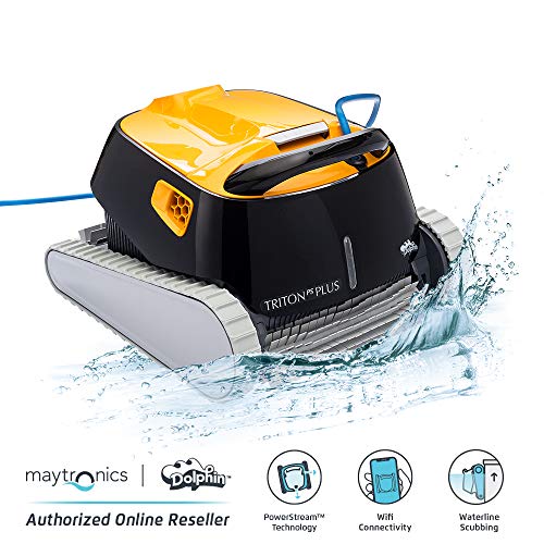Dolphin Triton PS Plus Robotic Pool Cleaner with WiFi Connectivity Pool Cleaning, Ideal for Swimming Pools up to 50 Feet