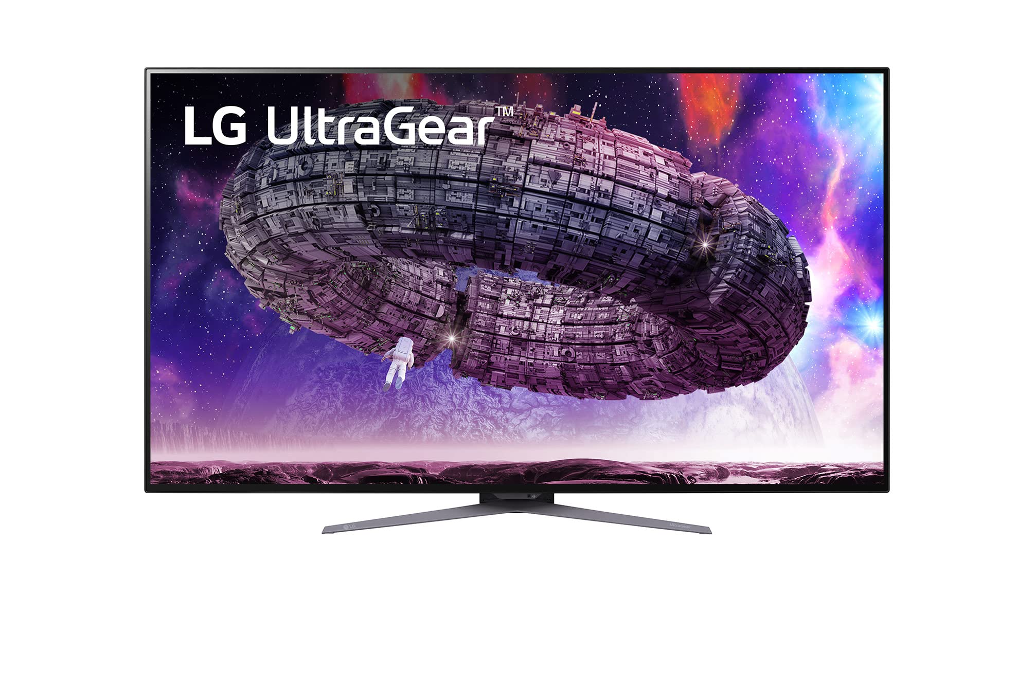 LG 48GQ900-B 48” Ultragear™ UHD OLED Gaming Monitor with Anti-Glare, 1.5M : 1 Contrast Ratio & DCI-P3 99% (Typ.) with HDR 10.1ms (GtG) 120Hz Refresh Rate, HDMI 2.1 with 4-Pole Headphone Out