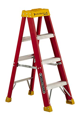 Louisville Ladder 300-Pound Duty Rating Fiberglass Stepladder