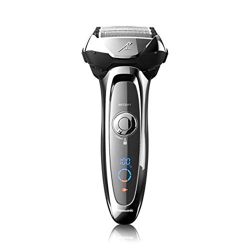 Panasonic Arc5 Electric Razor, Men's 5-blade Cordless with shave sensor technology & Wet/Dry Convenience, ES-LV65-S