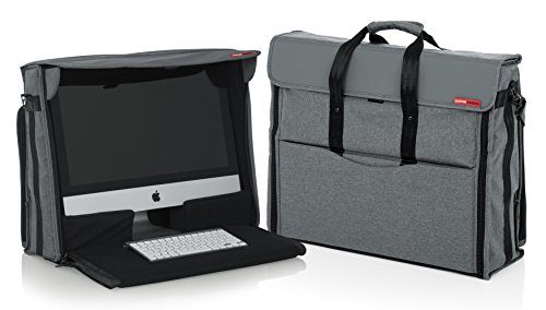 Gator Cases Creative Pro Series Nylon Carry Tote Bag for Apple iMac Desktop Computer with Pull Handle and Wheels