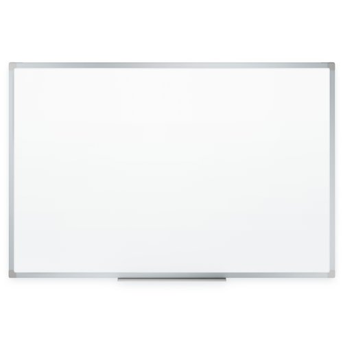 Mead Whiteboard, White Board, Dry Erase Board, 3' x 2', Silver Aluminum Frame (85356)