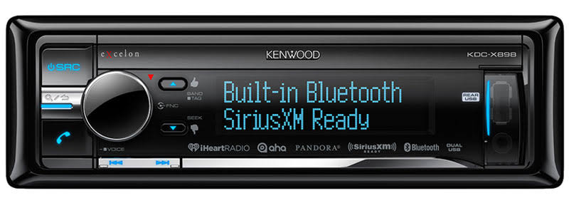Kenwood Excelon Kenwood KDC-X898 Excelon In-Dash CD Receiver with Built-In Bluetooth
