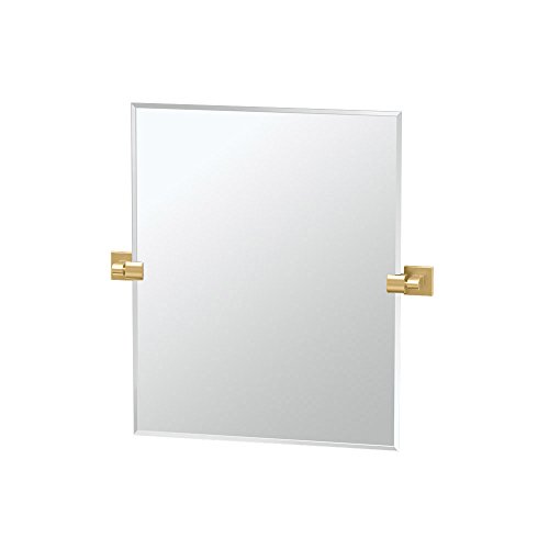 Gatco 4059 Elevate Frameless Oval Mirror, Chrome, 26.5"H