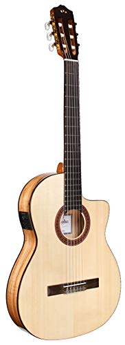 Cordoba C5-CET Limited Spalted Maple Thin Body Cutaway ...