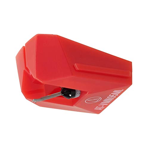audio-technica AT-VMN95ML Microlinear Replacement Turntable Stylus Red
