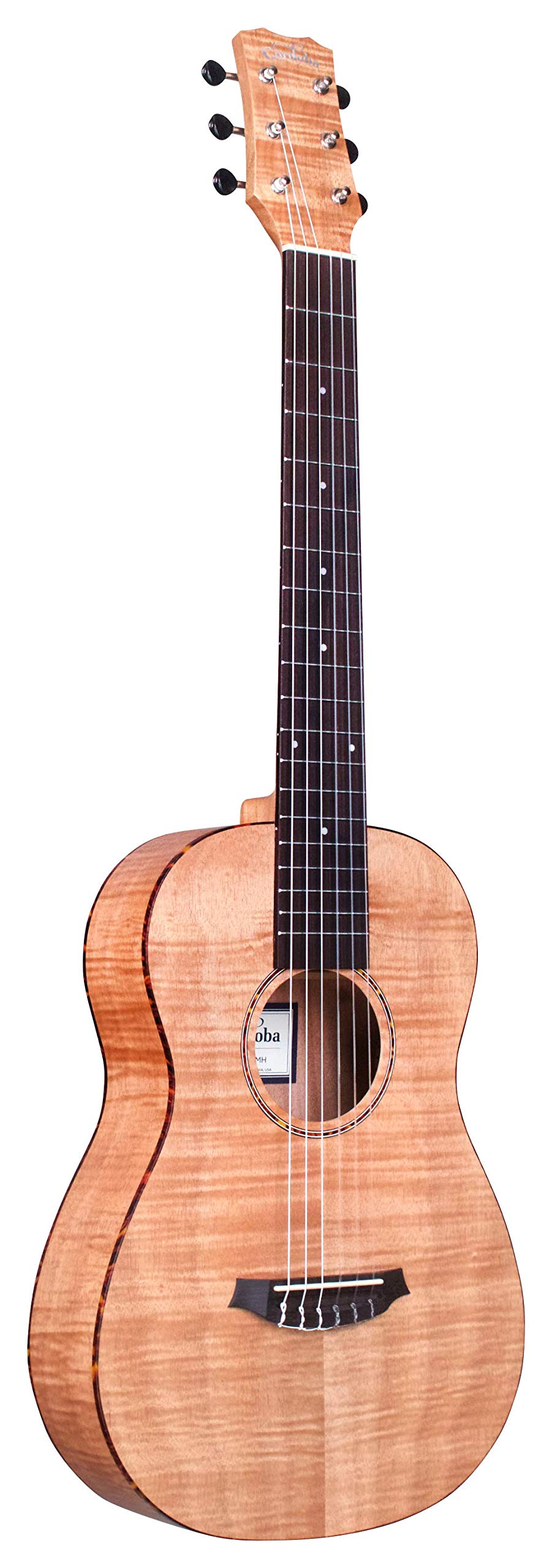 Cordoba Mini II FMH, Flamed Mahogany, Small Body, Nylon...