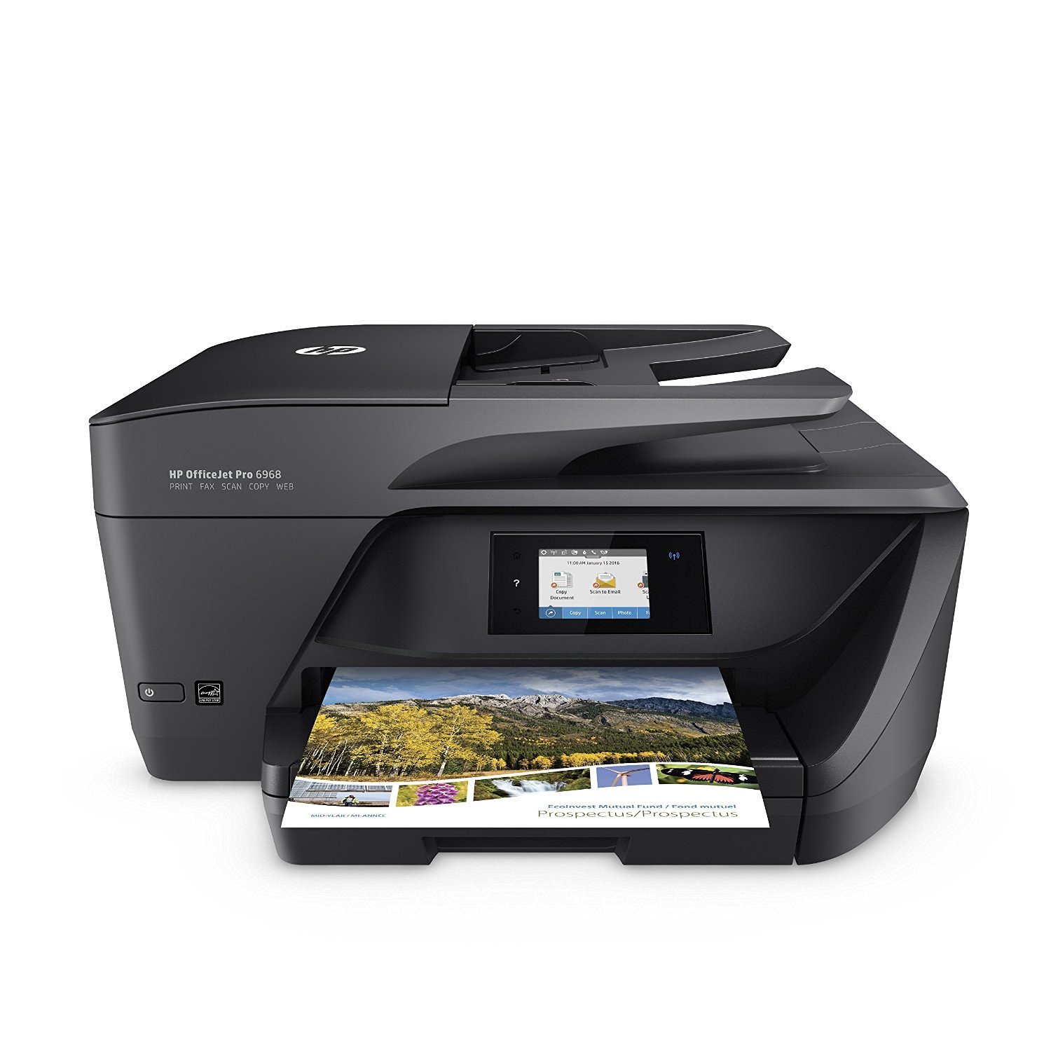 Hewlett Packard OfficeJet Pro 6968 Wireless All-in-One Photo Printer with Mobile Printing, Instant Ink ready (T0F28A)