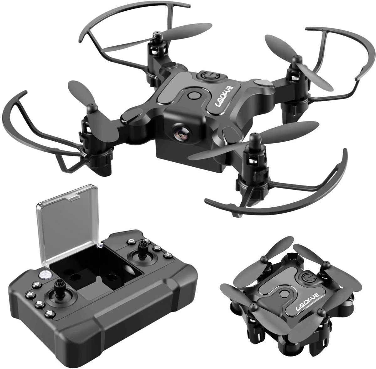 DRONEEYE Foldable Mini Drone for Kids Toys,V2 Nano Pock...