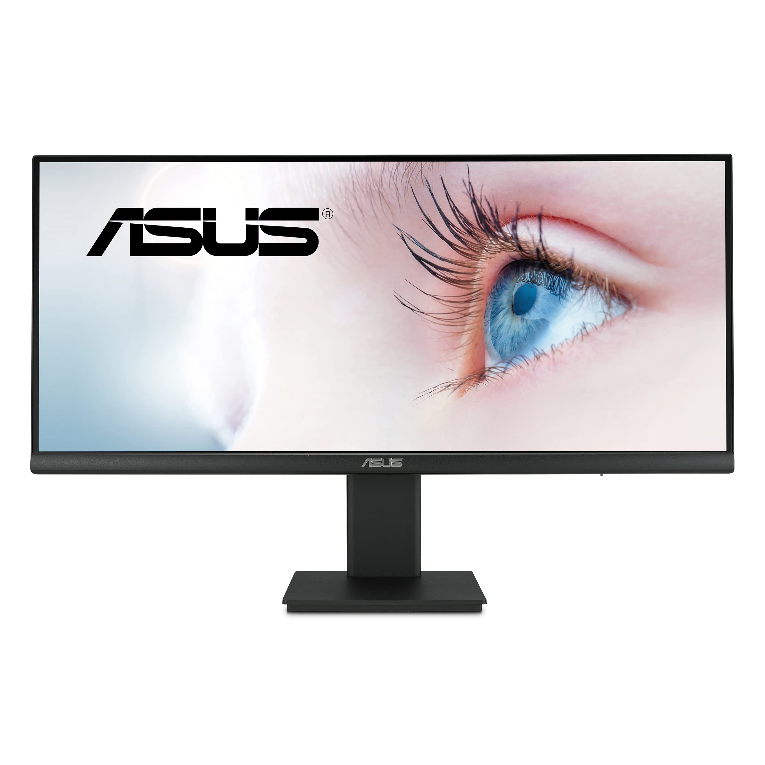  Asus 29” 1080P Ultrawide HDR Monitor (VP299CL) - 21:9 (2560 x 1080), IPS, 75Hz, 1ms, USB-C w/ 15W Power Delivery, FreeSync, Eye Care Plus, HDR-10, VESA Mountable, HDMI, DisplayPort, Height Adjustable...