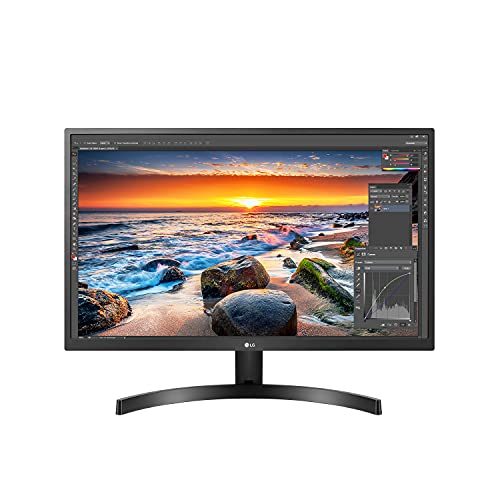 LG 27UK500-B Monitor 27? UHD (3840 x 2160) IPS Display, AMD FreeSync Technology, sRGB 98% Color Gamut, HDR 10, OnScreen Control, Wall Mountable - Black