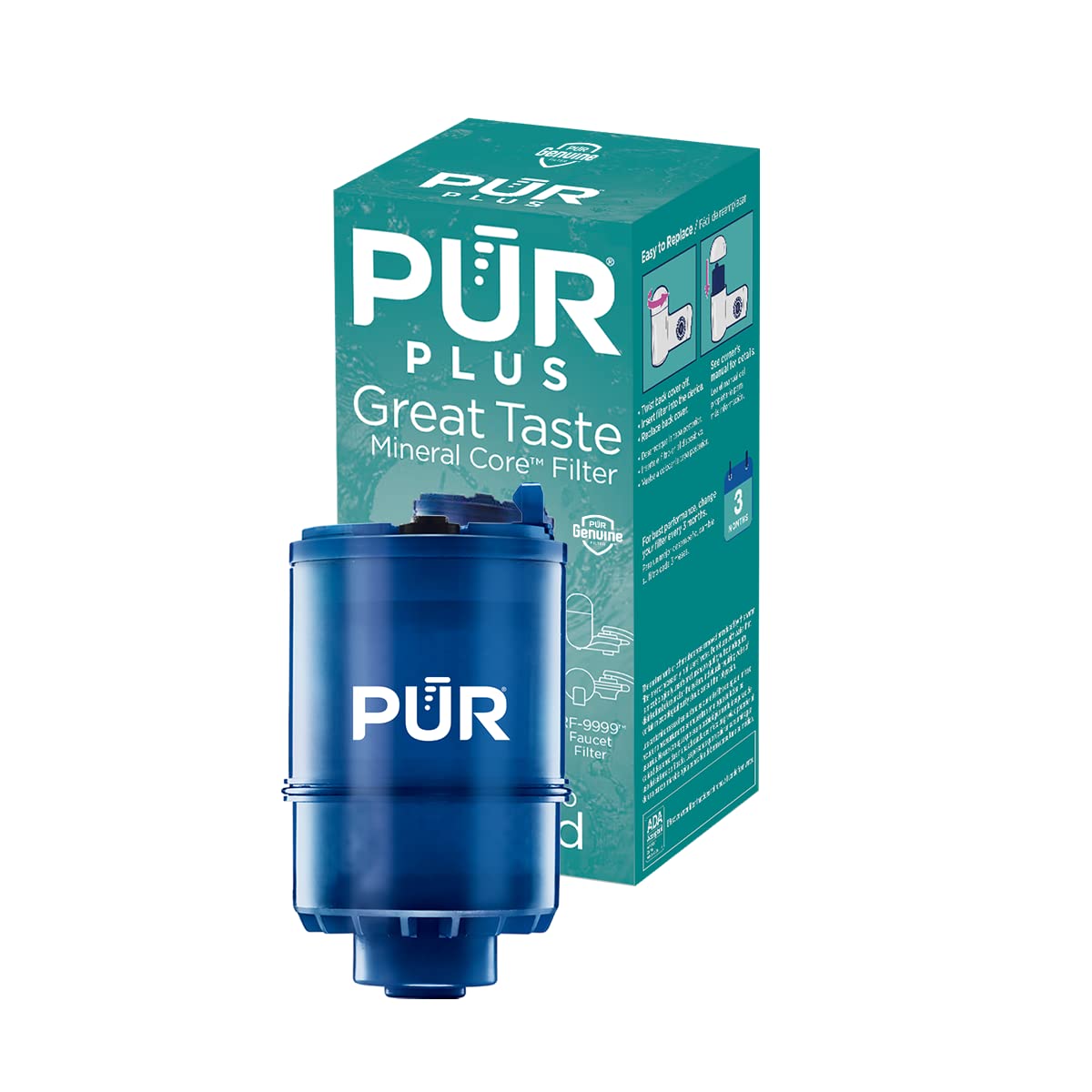 PUR Plus Mineral Core Faucet Mount Water Filter Replacement
