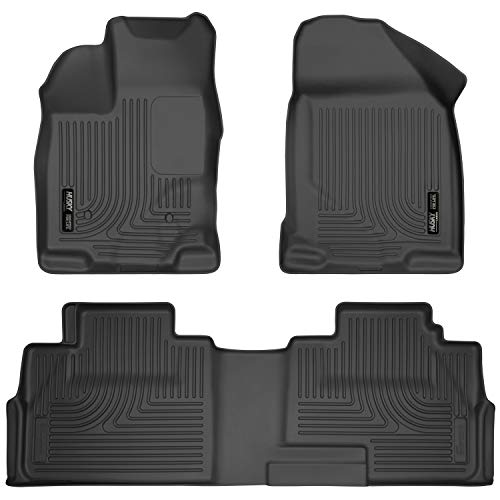Husky Liners s Weatherbeater Series | Front & 2nd Seat Floor Liners - Black | 99761 | Fits 2007-2014 Ford Edge, 2007-2015 Lincoln MKX 3 Pcs