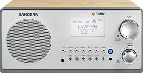Sangean HDR-18 HD Radio/FM-Stereo/AM Wooden Cabinet Tab...