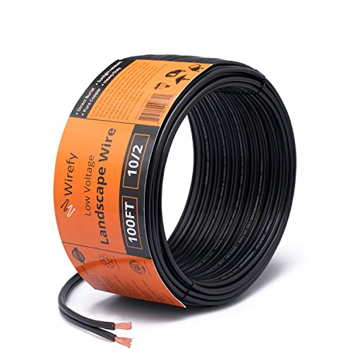 Wirefy Low Voltage Landscape Lighting Wire - 2-Conductor - 100 Feet
