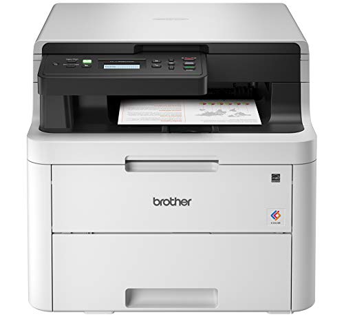  Brother Printer Brother HL-L3290CDW Compact Digital Color Printer Providing Laser Printer Quality Results with Convenient Flatbed Copy & Scan, Wireless Printing and Duplex Printing, Amazon Dash Reple...