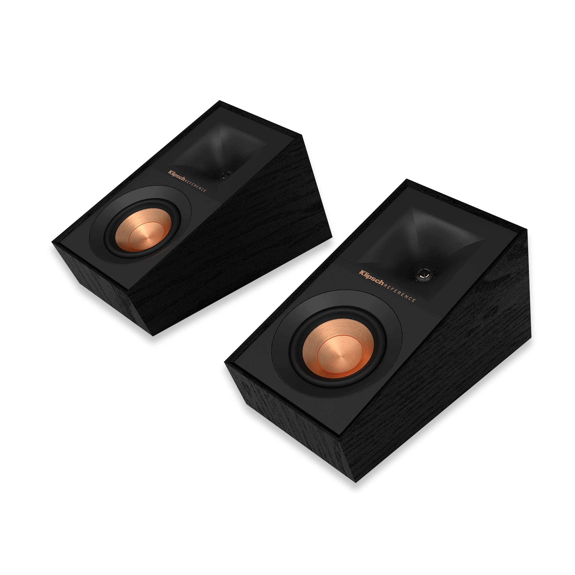 Klipsch Reference Next Generation R-40SA Dolby Atmos High-Performance, Horn-Loaded Elevation Surround Speaker Pair for Best-in-Class Immersive Home Theater in Black