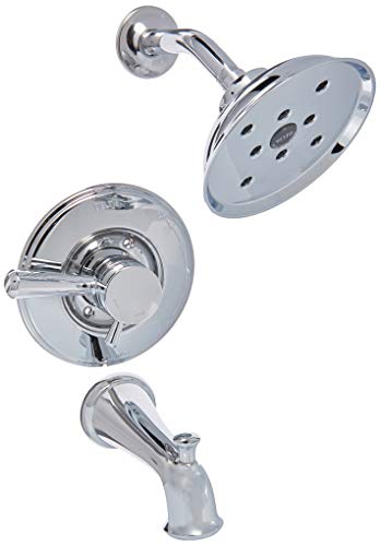 Delta Faucet T17493-SS Linden Monitor 17 Series H2Okinetic Tub and Shower Trim, Stainless,