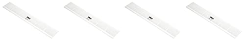 Amerimax Home Products 86670 Snap-in Filter Gutter Guard, 3', White (Four Pack)
