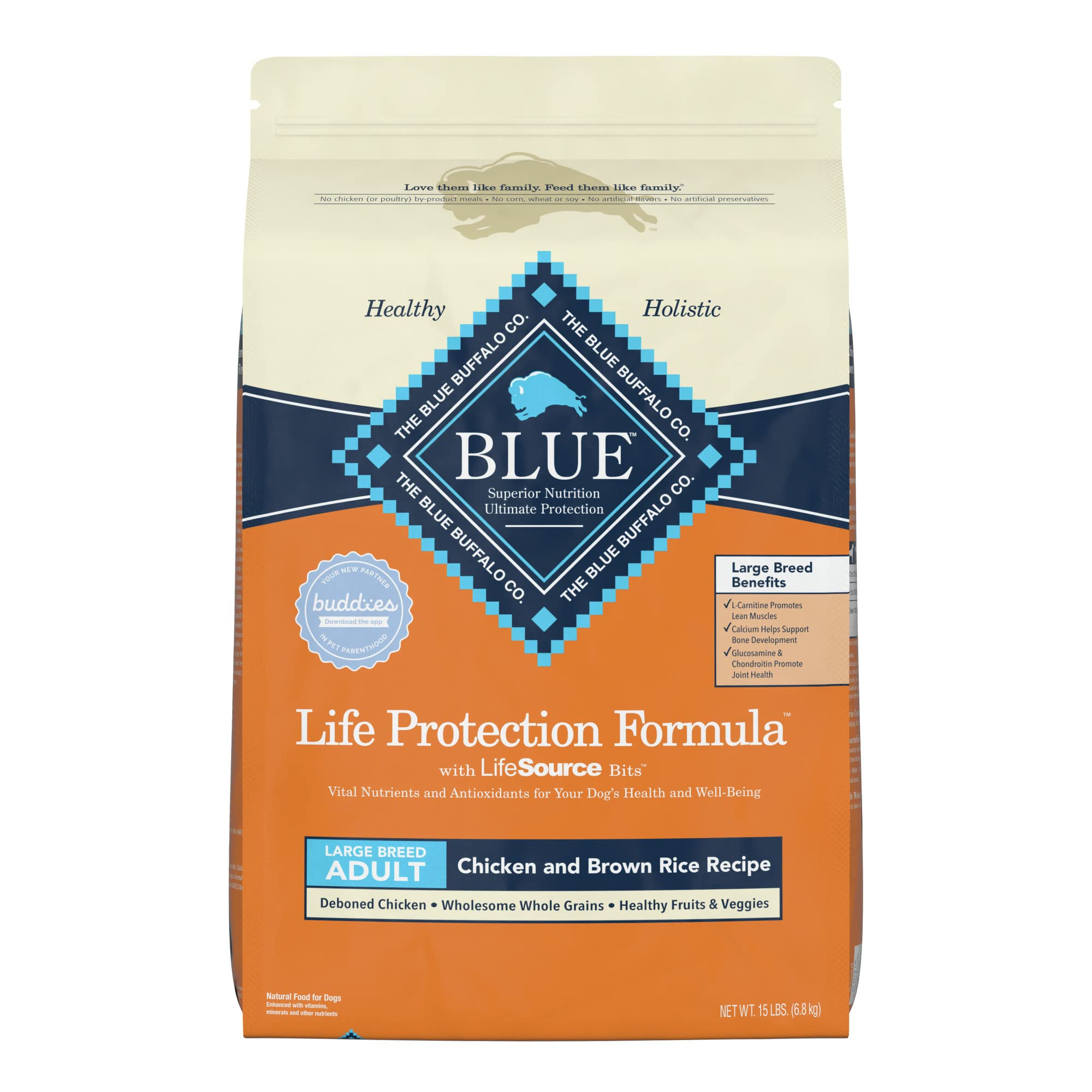 Blue Buffalo Life Protection Formula Natural Adult Large Breed Dry Dog Food