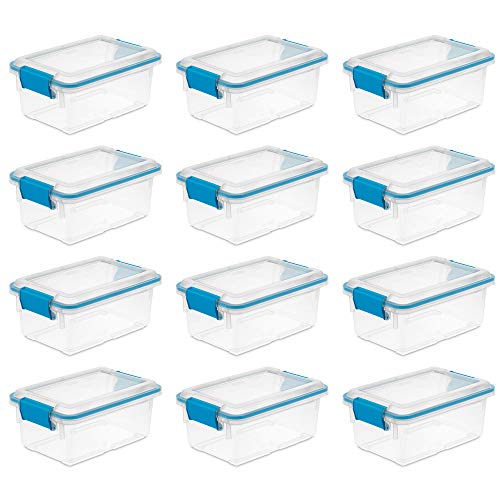 Sterilite 19344304 Latched Gasket Plastic Storage Container