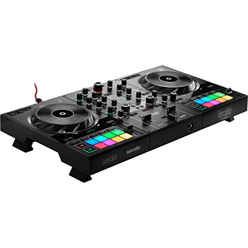 Hercules DJ Control Inpulse 500: 2-deck USB DJ controller for Serato DJ and DJUCED (included)